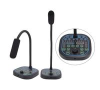 LICAEVEY Cambia Voce per Microfono Portatile, Dispositivo Cambia Voce, 16 Effetti Sonori Disguiser Vocale Portatile con Tasto di Regolazione per la Registrazione di Giochi, Telefono,