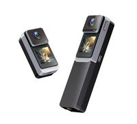 LICAEVEY Camera D'azione 4K, 30FPS 20MP da 1,3 Pollici Touchscreen a Doppio Touch Screen 6 Assi 360 Gradi Panoramica Panoramica da 98 Piedi a Prova di Acqua