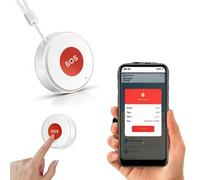 LICAEVEY Cercapersone Wi-Fi per Operatori Sanitari, Sistemi di Avviso, Supporto per Chiamata SOS di Emergenza Tuya, di Avviso Infermieri, Tasto di Chiamata per App Smart Life per