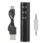 LICAEVEY Clip per Colletto Portatile, Ricevitore Bluetooth, Adattatore Audio Aux da 3,5 Mm, Chiamata con Chiamata Ad Alta Definizione e Scatto per le Immagini di Auto Smartphone Stereo