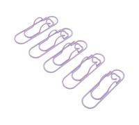 LICAEVEY Clip per Penna in Acciaio Inossidabile per Notebook, 30 Pezzi a Forma di Cuore Viola, Portapenne per Pianificatori di Diario, Segnalibro per Materiale Scolastico per Casa e Ufficio