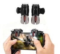LICAEVEY Controller di Gioco Mobile, Pulsanti in Metallo Rubinetto Rapido e Continuo, Nessun Driver Richiesto, con Trigger Fisici per Un'ampia Gamma di Modelli di Telefono Cellulare