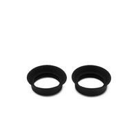 LICAEVEY Coperchio Oculare in Gomma Pieghevole Nera a 2 Pacchetti | Verta Oculare Eyecup Dell'ambito per Microscopio 28-32 Mm Binoculari Monoculari | Tappo di Protezione delle Lenti