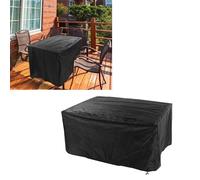 LICAEVEY Copertura per Tavolo da Esterno Copertura Quadrata per Mobili da Giardino Poliestere Impermeabile 49,21x49,21x27,56 Pollici, Protezione per Tutte le Stagioni per Uso Interno Ed