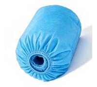 LICAEVEY Copriscarpe Usa e Getta, 100 Pezzi Proteggi Scarpe in Tessuto Non Tessuto con Polsino Elastico, Copriscarpe da Interno Impermeabili per la Casa, a Rotolo con Dispenser per Visita in (300 g