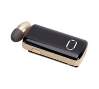 LICAEVEY Cuffia Bluetooth Auricolare Wireless Retrattile con Microfono a Cancellazione di Rumore, Display Digitale, 200 Ore in Standby per la Guida (GOLD)