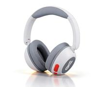 LICAEVEY Cuffie Bluetooth per Bambini, Luci LED Colorate, Cuffie Wireless Cablate Sopra L'orecchio con Limite Volume, 25 Ore di Riproduzione per Telefono Cellulare, Tablet, Laptop (WHITE)