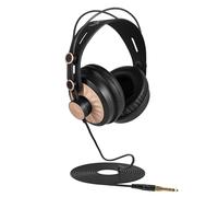 LICAEVEY Cuffie da Gioco Cablate, Cuffie da 50 Mm con Design a Camera Chiusa Sopra L'orecchio con Adattatore da 3,5 Mm 6,35 per PC Studio Gaming Music