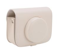LICAEVEY Custodia per Fotocamera PU, Custodia per Fotocamera Leggera Protettiva, Borsa per Telecamera Protettiva a Prova di Shock con Spalla per Spalline per la Fotografia Esterna (WHITE)