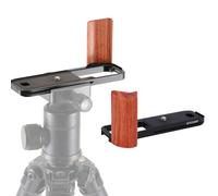 LICAEVEY GFX 100RF Impugnatura a Forma di L, Maniglia Laterale in Legno con Piastra Base a Sgancio Rapido, Compatibile con Arca per Funzionamento Stabile della Fotocamera e Fotografia (BLACK)