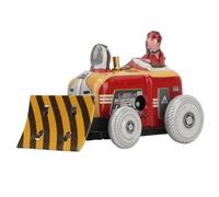 LICAEVEY Giocattolo di Latta retrò Pushdozer Vintage a Carica per Bambini, Decorazione Creativa per la Casa, Materiale in Ferro