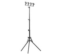 LICAEVEY Il Supporto da Pavimento per Microfono può Contenere 4 microfoni. Treppiede Pieghevole Regolabile in Altezza in Lega di Alluminio per la Registrazione di Podcast in Streaming