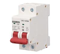 LICAEVEY Interruttore Mini 2P DC1000V 32A 6000A, Quadro Solare Fotovoltaico | Protezione da sovraccarico e cortocircuito, di sgancio elettromagnetico per intervento rapido