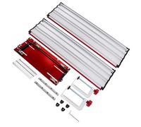 LICAEVEY Kit Binario Guida Universale per Circolare - Set Binario Dritto da 50" e Set di Morsetti per Seghe da 7-1/4" - Guida Professionale per Tagli Precisi - Ideale per Progetti Fai da Te