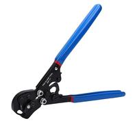 LICAEVEY Kit di Strumenti di Crimpatura PEX, Strumento Cinch PEX a Cricchetto con Taglierina per Anelli di Serraggio in Acciaio Inossidabile da 3/8" a 1" per Impianti Idraulici (WX-2098S)