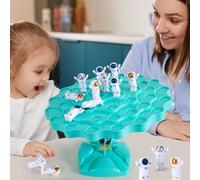 LICAEVEY LearningEarly Educational Balance Tree Gioco Giocattolo per abilità di Equilibrio e Coordinazione Fisica, Puzzle Interattivo con Giochi Impilabili per la Prima Educazione dei (Blue)