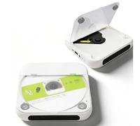 LICAEVEY Lettore CD Portatile Suono Ad Alta fedeltà, Lettore CD per Auto Bluetooth con Porta AUX da 3,5 Mm Radio FM, Batteria da 2000 MAh Riproduzione 6H Anti Salto per Viaggi a Casa