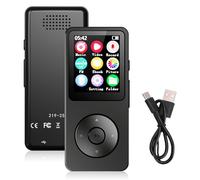 LICAEVEY Lettore MP3 Bluetooth 5.4 HiFi Lossless Audio, Schermo LCD da 2,4 Pollici Lettore Musicale Portatile con Registratore Vocale FM, Supporta FLAC WAV APE, per Sport (Senza scheda di memoria)