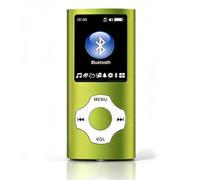 LICAEVEY Lettore MP3, Schermo LCD da 1,8 Pollici Lettore Musicale HiFi Lossless Bluetooth 5.3 con FM, di E-book, Registratore Vocale, per Sport, Corsa, Viaggi (GREEN)