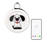 LICAEVEY Localizzatore Bluetooth a Doppio per OS X e Android, Air Tracker Compatibile con Trova il Mio, Trova Chiavi con Allarme Forte per Chiavi Portafoglio Animali Domestici Bagagli