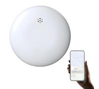 LICAEVEY Localizzatore Bluetooth Intelligente, Localizzatore di Oggetti per Chiavi, Portafogli, Bagagli, Zaini, Funziona con L'app Trova il Mio Dispositivo Android, Impermeabile IP66, (WHITE)