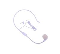 LICAEVEY Microfono con Cuffia Cablata da 3,5 Mm, Microfono a Condensatore Unidirezionale con Cancellazione del Rumore con Cuscinetti Auricolari in Memory Foam Spessi, per L'insegnamento (PURPLE)