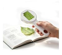 LICAEVEY Microscopio Digitale Portatile con Schermo da 2,4 Pollici, Ingrandimento 500x, 16 Luci LED e Supporto per Scheda di Memoria, Ideale per L'osservazione della Natura e la (WHITE)