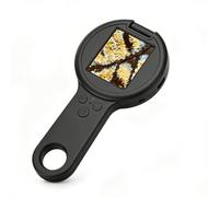 LICAEVEY Microscopio Digitale Portatile con Schermo da 2,4 Pollici, Ingrandimento 500x, 16 Luci LED e Supporto per Scheda di Memoria, Ideale per L'osservazione della Natura e la (BLACK)