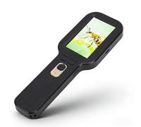 LICAEVEY Microscopio Digitale Portatile, Ingrandimento da 5X a 500X con Schermo da 3 Pollici e Doppia Lente, per Esplorazione Naturale, Identificazione di Gioielli e Riparazione Elettronica (BLACK)