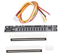 LICAEVEY Mini Scheda VU Meter Fai da Te, Indicatore di Spettro Audio a 12 Livelli con 8 Effetti di Visualizzazione, LED a Doppio Canale per il Monitoraggio del Segnale Stereo (Indicatore di livello