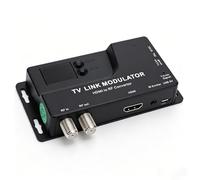 LICAEVEY Modulatore RF per Console di Gioco TV Set Top Box DVD e Vecchi Dispositivi, Convertitore Coassiale HD da 471,25 MHz a 885,25 MHz con Display del Canale