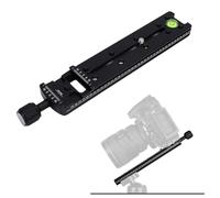 LICAEVEY Morsetto per Piastra a Sgancio Rapido con Scorrimento Nodale FNR 200, Binario Panoramico da 185 Mm, Lega di Alluminio CNC per Testa a Sfera per Treppiede per Fotografia