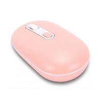 LICAEVEY Mouse Wireless 2,4GHz con Ricevitore Nano, Bassa rumorosità (PINK) | Mouse ottico mobile Bluetooth per laptop, PC, computer desktop, portatile