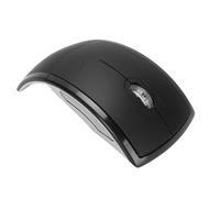LICAEVEY Mouse Wireless Pieghevole, Mouse PortableTravel, Mouse del Computer Ergonomico da 2,4 GHz, Interruttore di Spegnimento Magnetico con Ricevitore per Laptop, PC (BLACK)