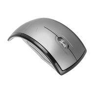 LICAEVEY Mouse Wireless Pieghevole, Mouse PortableTravel, Mouse del Computer Ergonomico da 2,4 GHz, Interruttore di Spegnimento Magnetico con Ricevitore per Laptop, PC (GREY)