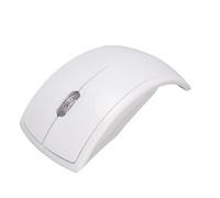 LICAEVEY Mouse Wireless Pieghevole, Mouse PortableTravel, Mouse del Computer Ergonomico da 2,4 GHz, Interruttore di Spegnimento Magnetico con Ricevitore per Laptop, PC (WHITE)
