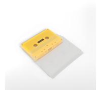 LICAEVEY Nastro a Cassetta Vuoto di 45 Minuti - Nastro di Registrazione Audio Premium con Custodia Chiara per Musica, Voce e Lezioni (pacchetto Singolo, 45 min) (YELLOW)