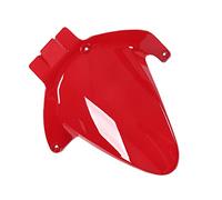 LICAEVEY Parafango Posteriore per Moto, Protezione Antispruzzo (rosso) | ABS resistente, protezione contro le rocce volanti, look da , deflettore per fango e sporco, facile da montare