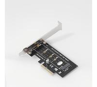 LICAEVEY PCIe a M.2 NVME SSD Adattatore Scheda - 32 Gbps Ad Alta velocità M.2 a PCIe Espansione per B Key M Tasto BM Key 2230/2242/2260/2280/22110 SSDS