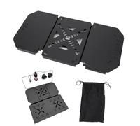 LICAEVEY Piano Tavolo Pieghevole per Portapranzo da 9,4 Litri, Tavolo da Campeggio Portatile Professionale in Lega di Alluminio e Stazione caffè per Attrezzatura da Pesca e da