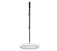 LICAEVEY Rastrello Trappola per Sabbia Rastrello per Bunker a Rulli con Palo Retrattile per Salto in Lungo Salto in Alto Campi da Baseball Spiaggia, Palo in Lega di Alluminio Regolabile