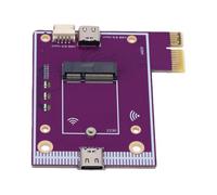 LICAEVEY Scheda Adattatore PCIe X1 a M.2 WiFi per PC Desktop | M.2 Scheda Adattatore Wireless PCIe X1, Supporto WiFi 6 6E 7 per X4 X8 X16 Desktop
