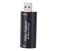 LICAEVEY Scheda di Acquisizione Video 4K 60 Hz, Scheda di Streaming Live da HDMI a USB 3.0 con Latenza Ultra Bassa, Plug & Play per OBS, Fotocamera e PC