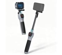 LICAEVEY Selfie Stick Subacqueo per Avventure Acquatiche, Asta Telescopica con Telecomando Bluetooth Resistente All'acqua Fino a 30 M, Controllo Fotocamera Integrato