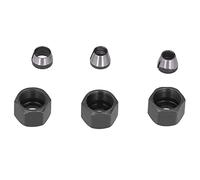 LICAEVEY Set di Adattatori per Pinze per Router Kit Durevole in Acciaio Al Carbonio per gli Appassionati di Trimmer Adattatore per Pinze in Metallo per Un'ampia Applicazione