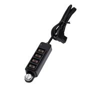 LICAEVEY Splitter D-Tap a 4 Vie, Cavo di Alimentazione D-Tap con Display