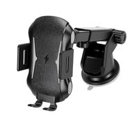 LICAEVEY Supporto per Caricabatteria da Auto Wireless Supporto con | Costruzione in ABS, Montaggio Sul Parabrezza del Cruscotto, Clip per Bocchetta 'aria, compatibilità con il Supporto del