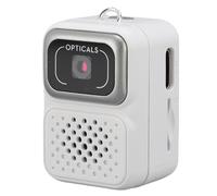 LICAEVEY TAINY TEYCHAIN CAMERA, VIDEO HD 1080P Schema Digitale retrò in Miniatura Portatile con Scheda di Archiviazione da 32 GB, Adattatori OTG, Tre Filtri, 100 Minuti di Durata della (WHITE)