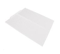 LICAEVEY Tappetino per Asciugare i Piatti in Silicone Antiscivolo Resistente Al Calore, 40,5x48,5 Cm Tappetino per Drenaggio del Bancone della , Grandi Dimensioni per la Casa, Creste Ad Asciugatura