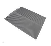 LICAEVEY Tappetino per Asciugare i Piatti in Silicone Antiscivolo Resistente Al Calore, 40,5x48,5 Cm Tappetino per Drenaggio del Bancone della , Grandi Dimensioni per la Casa, Creste Ad Asciugatura